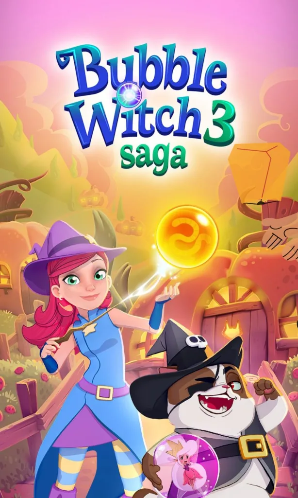 What is Bubble Witch 3 Saga Mod Apk