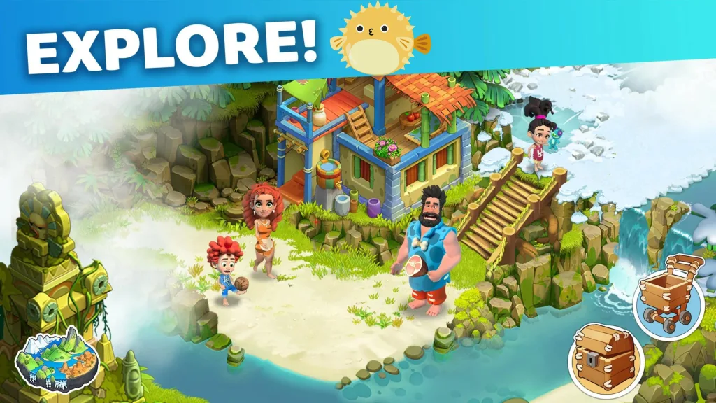 Life of the 80s in Family Island Mod Apk