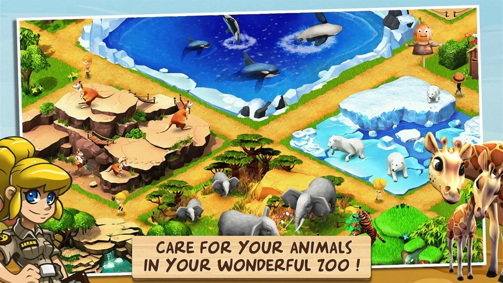 Gameplay for Wonder Zoo Mod APK