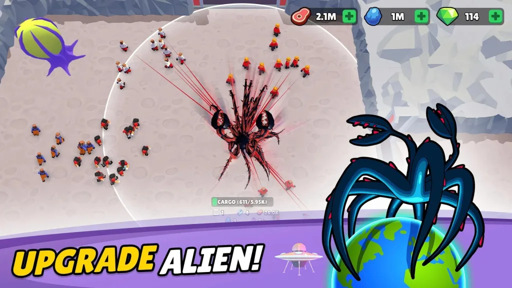 Beautiful Graphic of Alien Invasion Mod Apk
