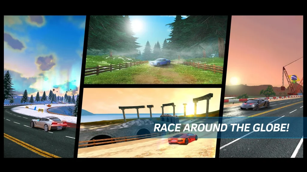 Different Racing Tracks